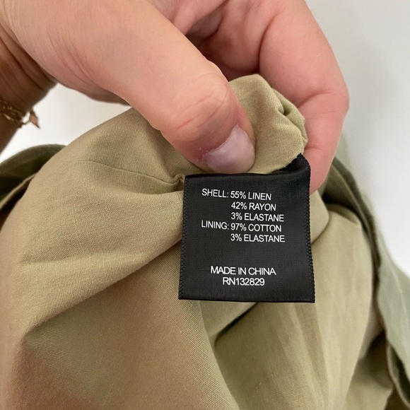 House of Harlow 1960 Olive Green Romper - Picture 6 of 6